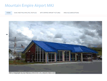 Tablet Screenshot of mtnempireairport.com